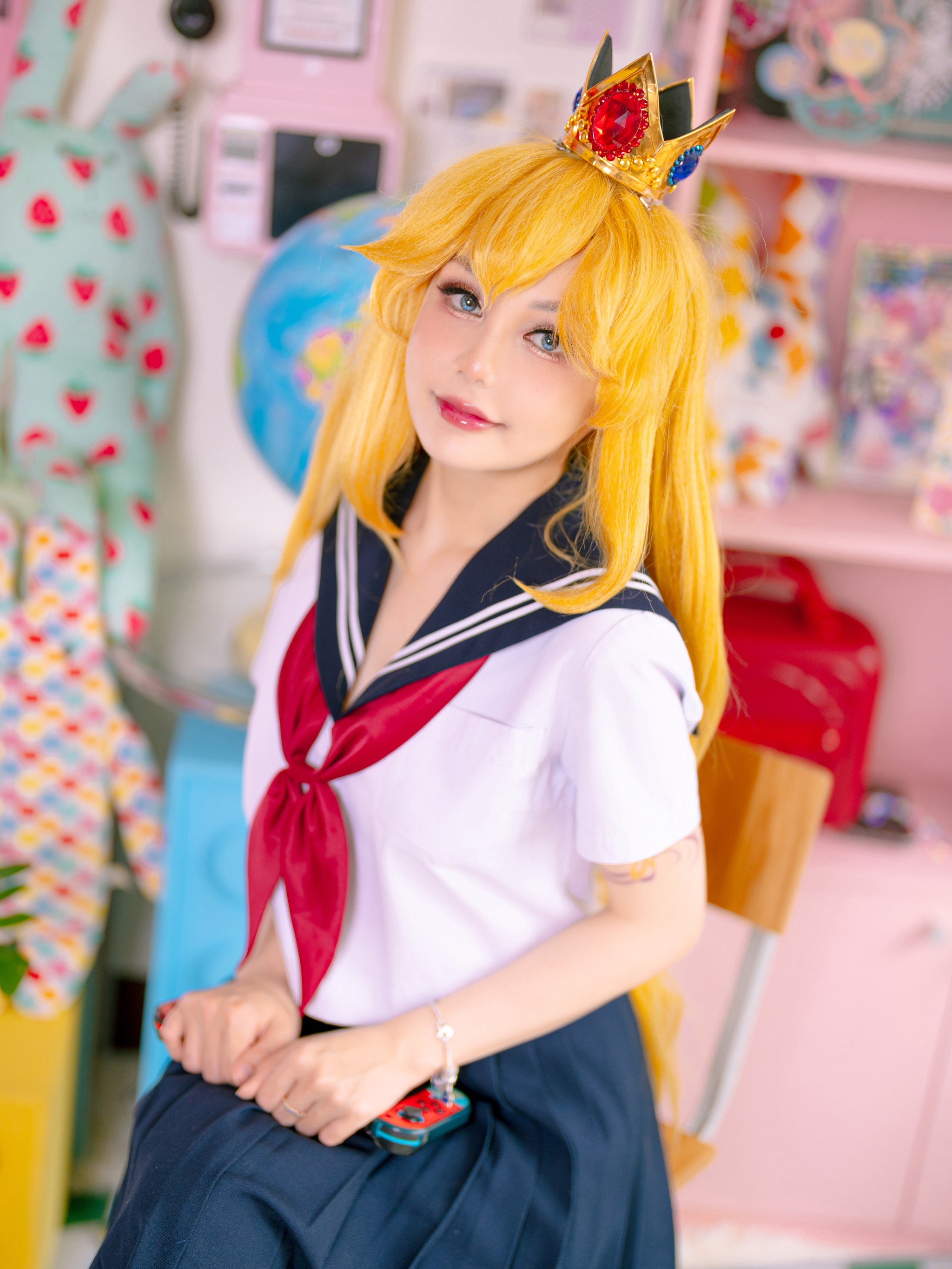 Joyce Lin2x - NO.041  Peach School Girl[54P]-XikXak